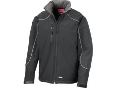 Result R 118X 3-vrstvá softshell bunda "IceFell" s kapucí 30.118X all black