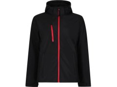 Regatta TRA 701 3-vrstvá softshellová bunda s kapucí "Venturer" 36.A701 black/classic red