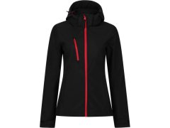 Regatta TRA 702 Dámská 3-vrstvá softshell bunda "Venturer" 36.A702 black/classic red