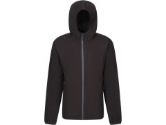 Regatta TRF 690 Fleecová bunda structure s kapucí "Navigate" 36.F690 black/seal grey