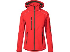 Promodoro 7855 Dámská 3-vrstvá softshellová bunda 40.7855 fire red