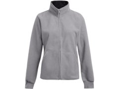 Promodoro 7985 Dámská dvojitá fleecová bunda 40.7985 light grey/black