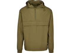 Build your Brand BY 096 Větrovka s 1/4 zipem 56.0096 olive
