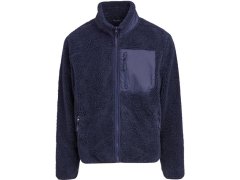 Build your Brand BY 406 Unisex fleecová bunda "Bonded Sherpa" 56.0406 navy