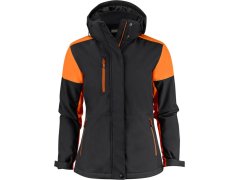Printer Prime Padded Softshell Women Dámská zimní softshellová bunda 61.1072 black/orange