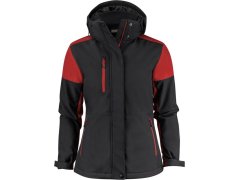 Printer Prime Padded Softshell Women Dámská zimní softshellová bunda 61.1072 black/red