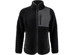 James Harvest Kingsley Fleece Women Dámská fleecová bunda Sherpa "Two-Tone" 62.1504 black
