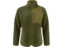 James Harvest Kingsley Fleece Women Dámská fleecová bunda Sherpa "Two-Tone" 62.1504 moss green