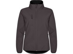 Clique Classic Softshell Jkt W Dámská 3-vrstvá softshellová bunda 67.0915 dark grey
