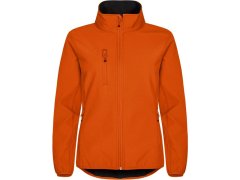 Clique Classic Softshell Jkt W Dámská 3-vrstvá softshellová bunda 67.0915 blood orange