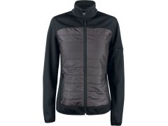 Clique Custer Jacket Women Dámská reflexní hybridní bunda 67.0934 black/reflective