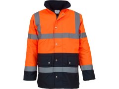 Yoko HVP 302 Hi-Vis Parka 79.P302 hi vis orange/navy