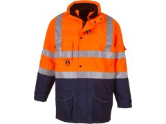 Yoko HVP 711 Hi-Vis 7-v-1 Bunda 79.P711 hi vis orange/navy