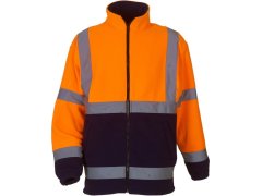 Yoko HVK 08 Hi-Vis Fleecová Bunda 79.VK08 hi vis orange/navy