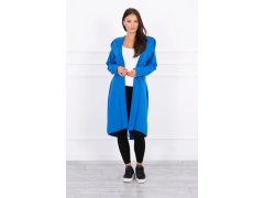 Oversize s potiskem v chrpově modré barvě