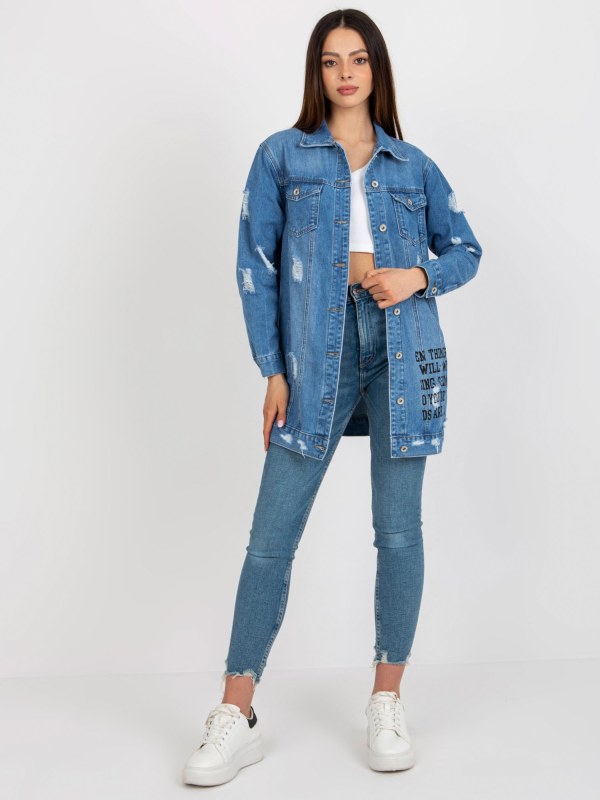 Dámská džínová bunda HM KR M229.55 Modrá jeans - FPrice - Dámské oblečení bundy