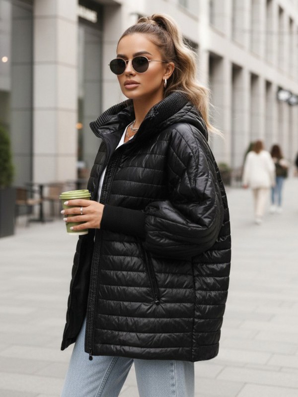 Dámská bunda TY5529 černá - FashionStreet
