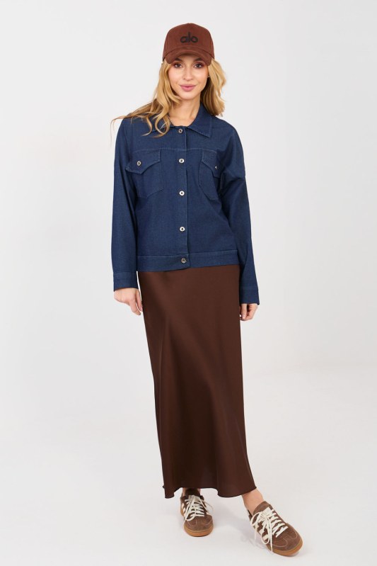 Džínová bunda model 223821 Rue Paris