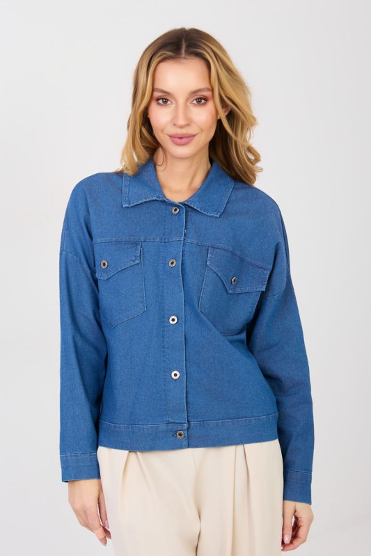 Džínová bunda model 223822 Rue Paris