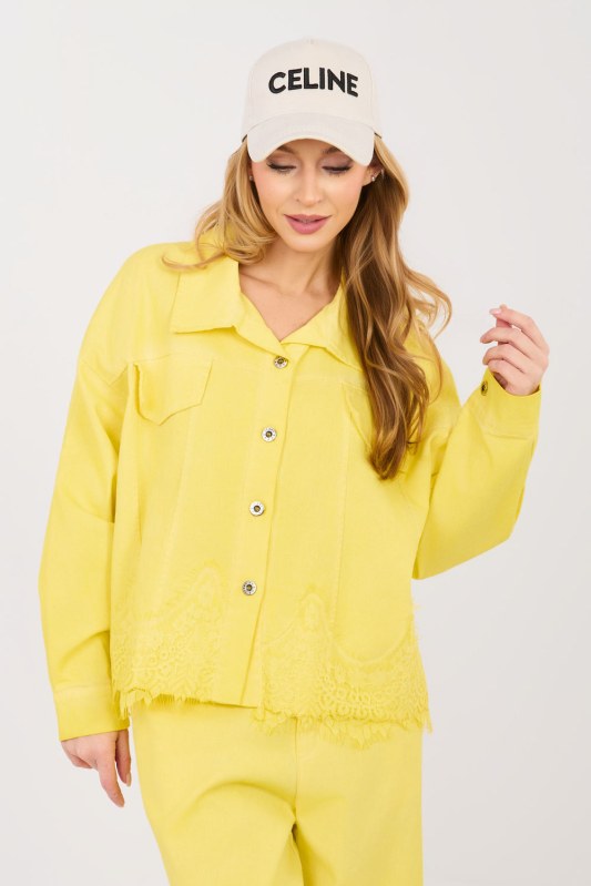 Džínová bunda model 223948 Rue Paris