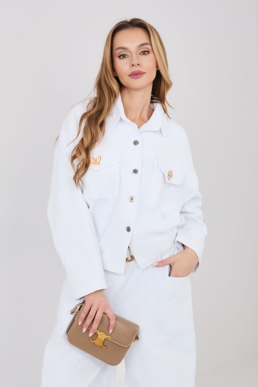 hřejivá kordová bunda model 225427 Rue Paris - Dámské oblečení bundy