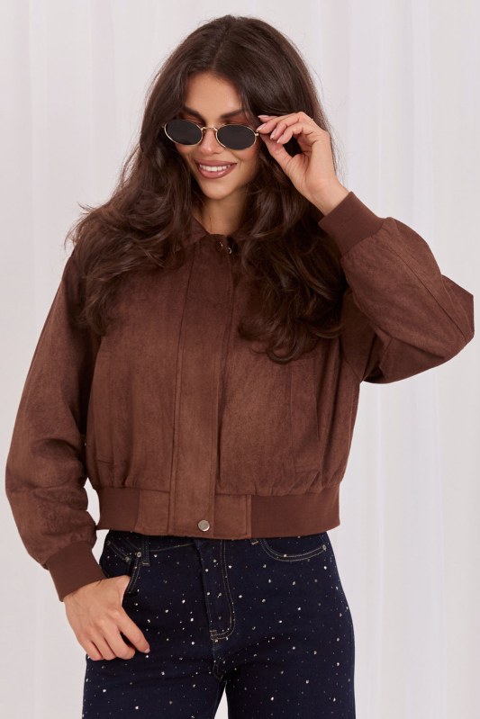 Bunda na zip model 231375 Italy Moda