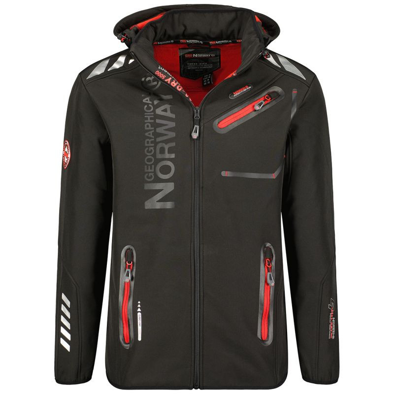 Geographical Norway Softshellová bunda Royaute DB 068 M WY2000H/GN/Black / Red