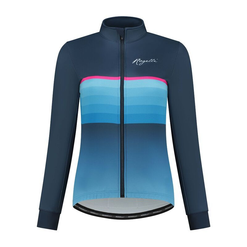 Rogelli dámská bunda IMPRESS II modrá/růžová 2XL - Dámské oblečení bundy