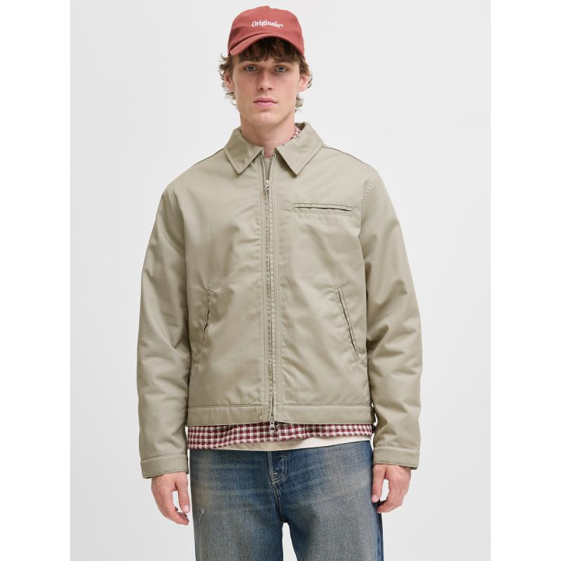 Jack&Jones pilotní bunda JORNORREBRO WORKER JACKET 12282903 LAUREL OAK