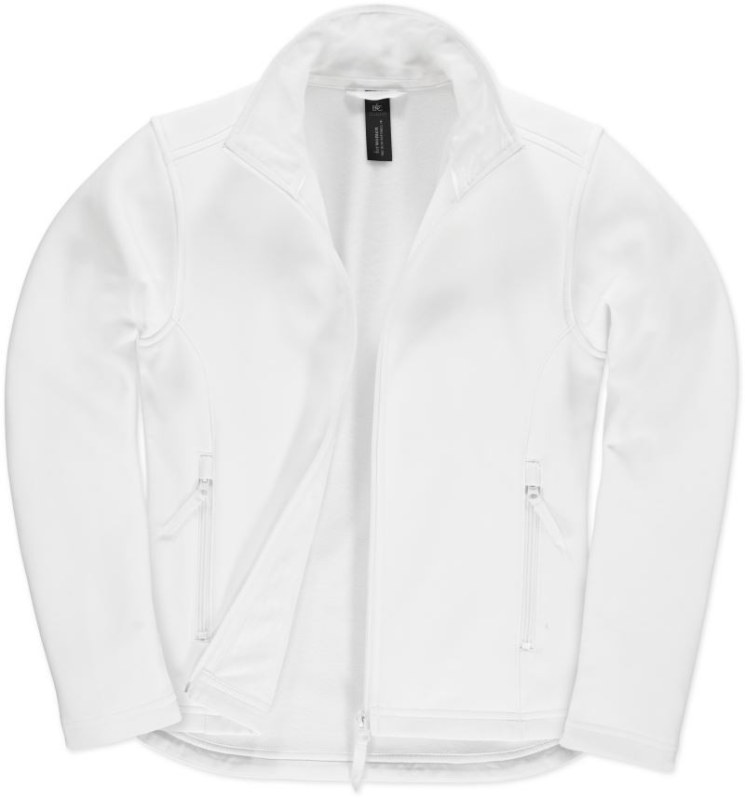 B&C ID.701 /women Dámská 2-vrstvá softshellová bunda 01.0063 white - Dámské oblečení bundy