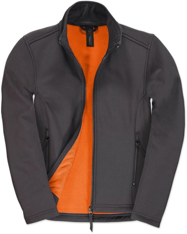 B&C ID.701 /women Dámská 2-vrstvá softshellová bunda 01.0063 dark grey - Dámské oblečení bundy