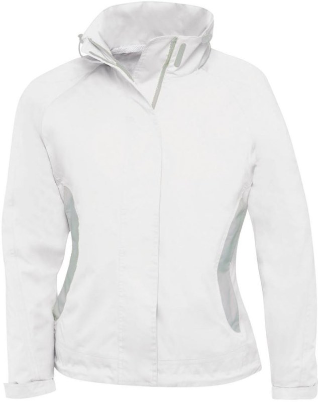B&C Sparkling /women Dámská jachtařská bunda 01.0910 white/sky grey