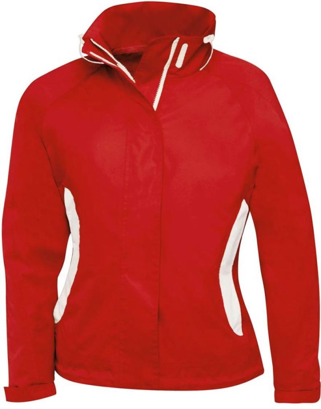 B&C Sparkling /women Dámská jachtařská bunda 01.0910 red/white