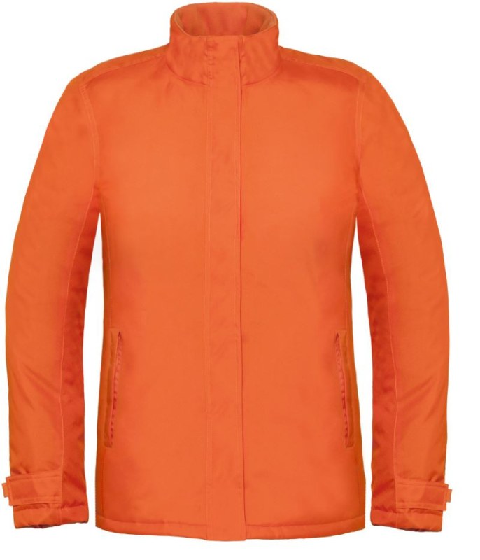 B&C Real + /women Dámská zimní parka 01.0925 orange