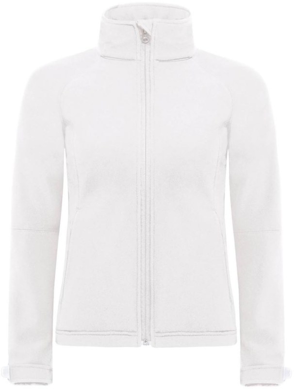 B&C Hooded Softshell /women Dámská 3-vrstvá softshellová bunda s kapucí 01.0937 white