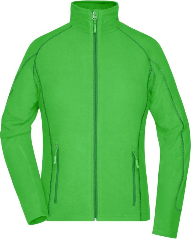 Daiber JN 596 Dámská strukturovaná fleecová bunda 02.0596 green/dark green