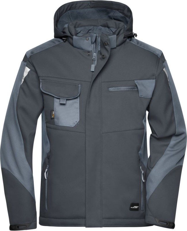 Daiber JN 824 Pracovní zimní softshellová bunda - Strong 02.0824 black/carbon - Dámské oblečení bundy