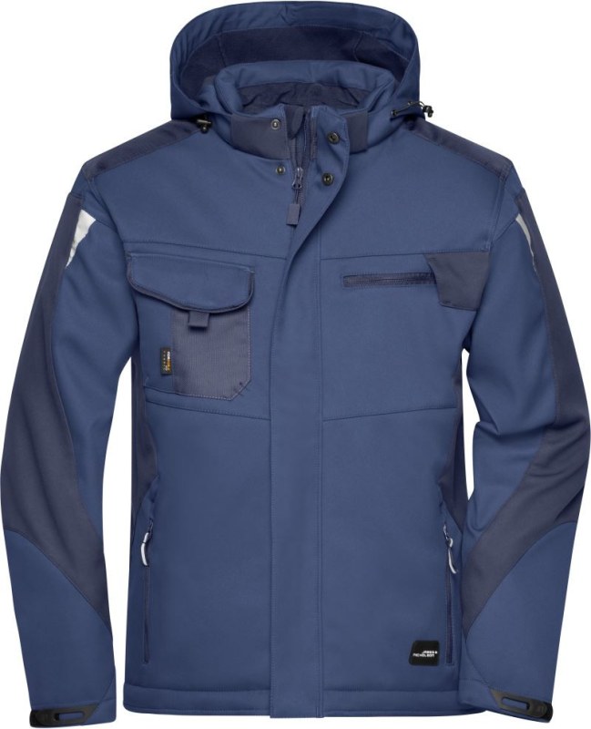 Daiber JN 824 Pracovní zimní softshellová bunda - Strong 02.0824 navy/navy