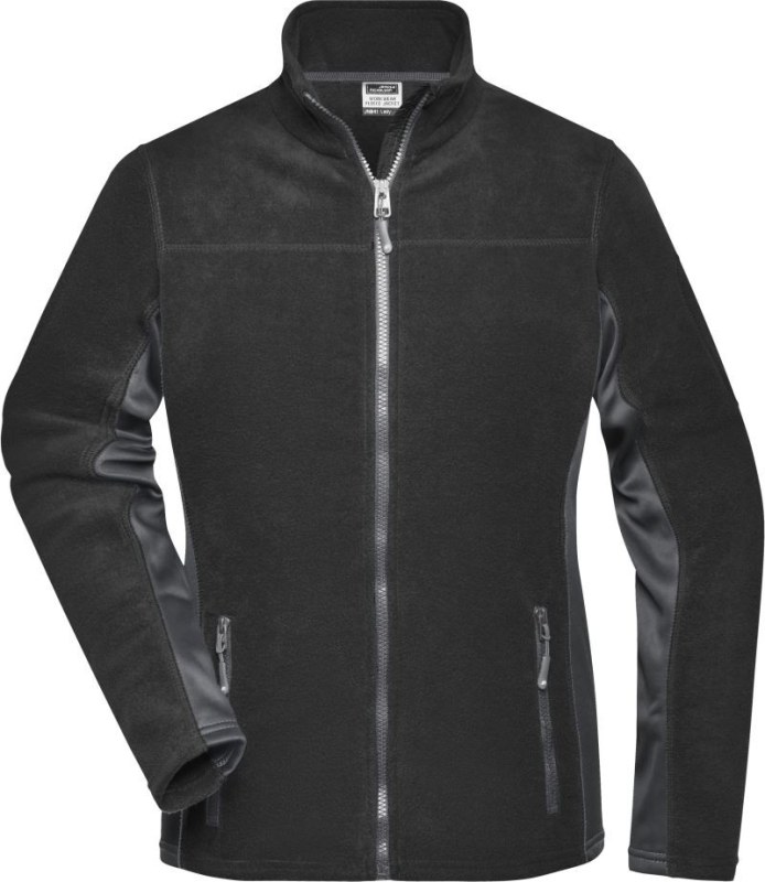 Daiber JN 841 Dámská pracovní mikrofleecová bunda - Strong 02.0841 black/carbon