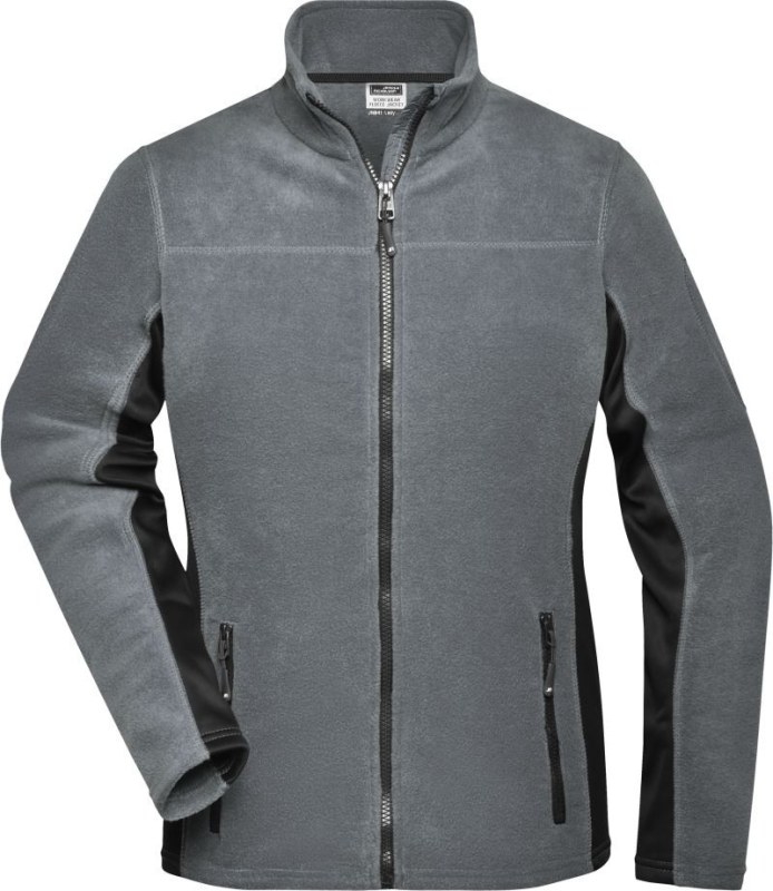 Daiber JN 841 Dámská pracovní mikrofleecová bunda - Strong 02.0841 carbon/black