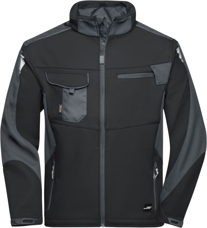 Daiber JN 844 Pracovní letní softshellová bunda - Strong 02.0844 black/carbon - Dámské oblečení bundy