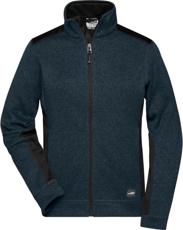 Daiber JN 861 Dámská pracovní pletená fleece bunda - Strong 02.0861 navy/navy