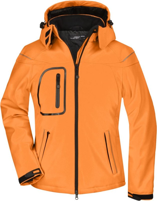 Daiber JN 1001 Dámská 3-vrstvá zimní softshellová bunda 02.1001 orange