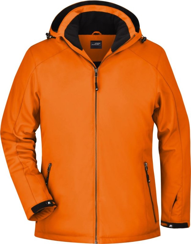Daiber JN 1053 Dámská 3-vrstvá zimní softshellová bunda 02.1053 dark orange