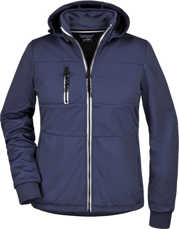 Daiber JN 1077 Dámská 3-vrstvá softshellová bunda "Maritim" 02.1077 navy/navy/white