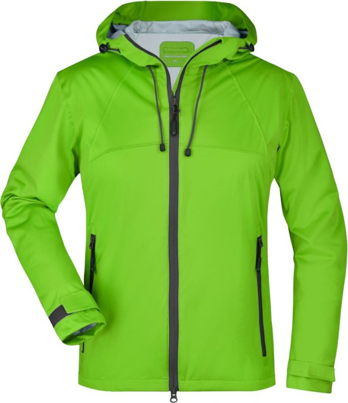 Daiber JN 1097 Dámská 3-vrstvá softshellová bunda 02.1097 spring green/iron grey