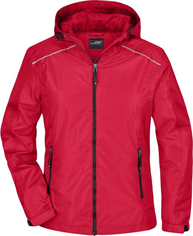 Daiber JN 1117 Dámská bunda do deště 02.1117 red/black