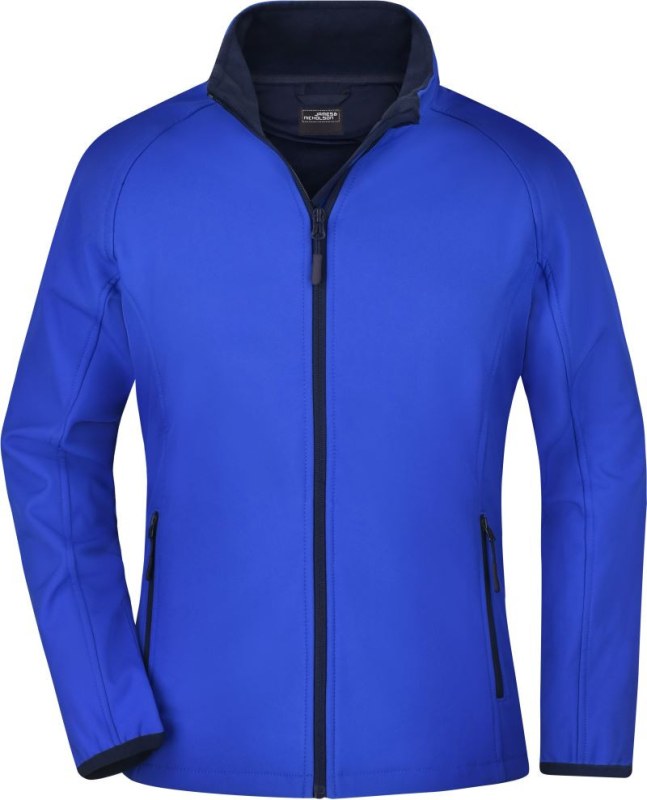 Daiber JN 1129 Dámská 2-vrstvá promo softshellová bunda 02.1129 nautic blue/navy