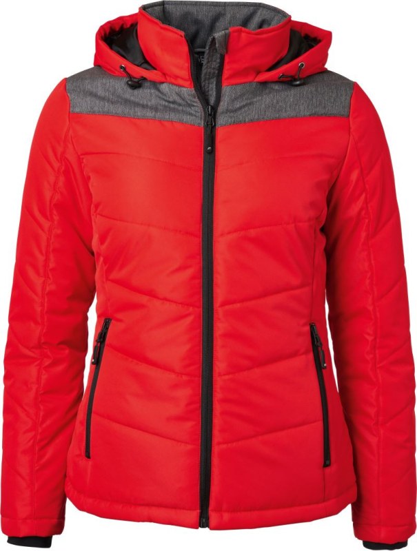 Daiber JN 1133 Dámská zimní bunda 02.1133 red/anthracite melange