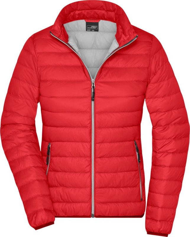 Daiber JN 1139 Dámská péřová bunda 02.1139 red/silver